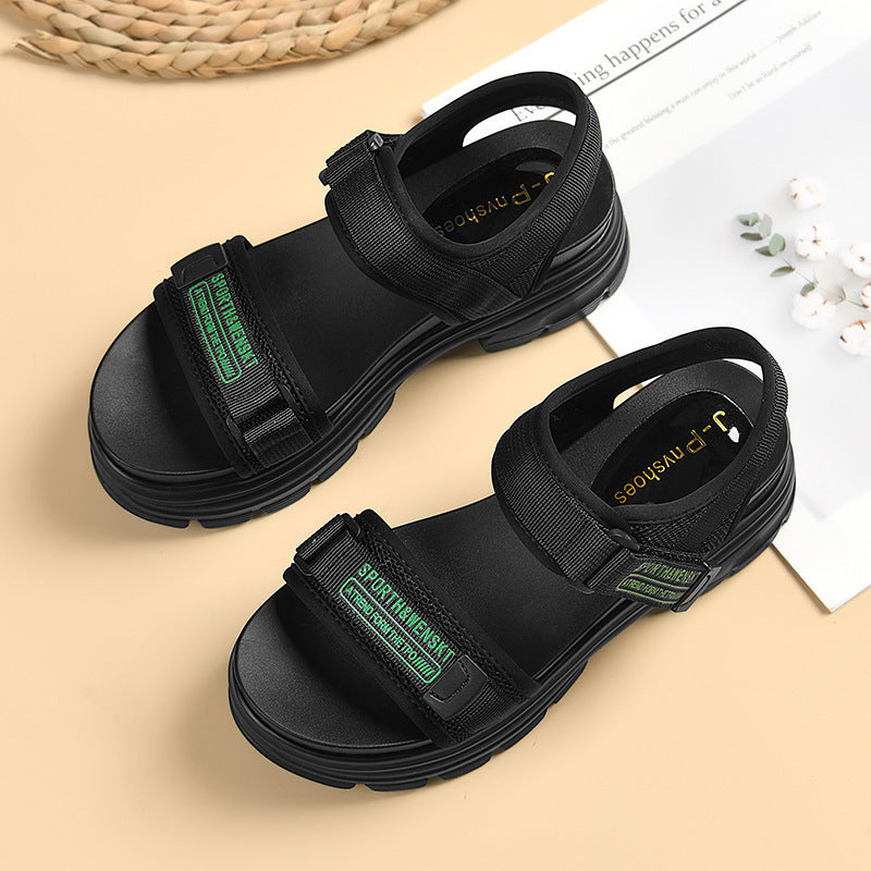 Sports Sandals Women's New Style Beach Shoes Velcro Women's Shoes