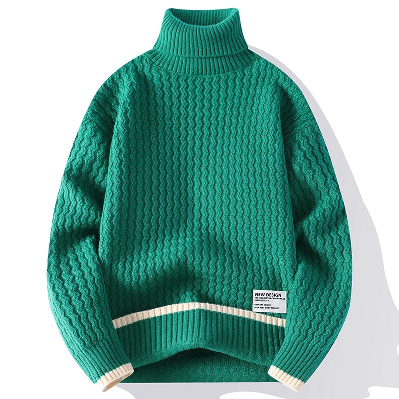 Fashionpersonlighed Ny Turtleneck-trøje til mænd