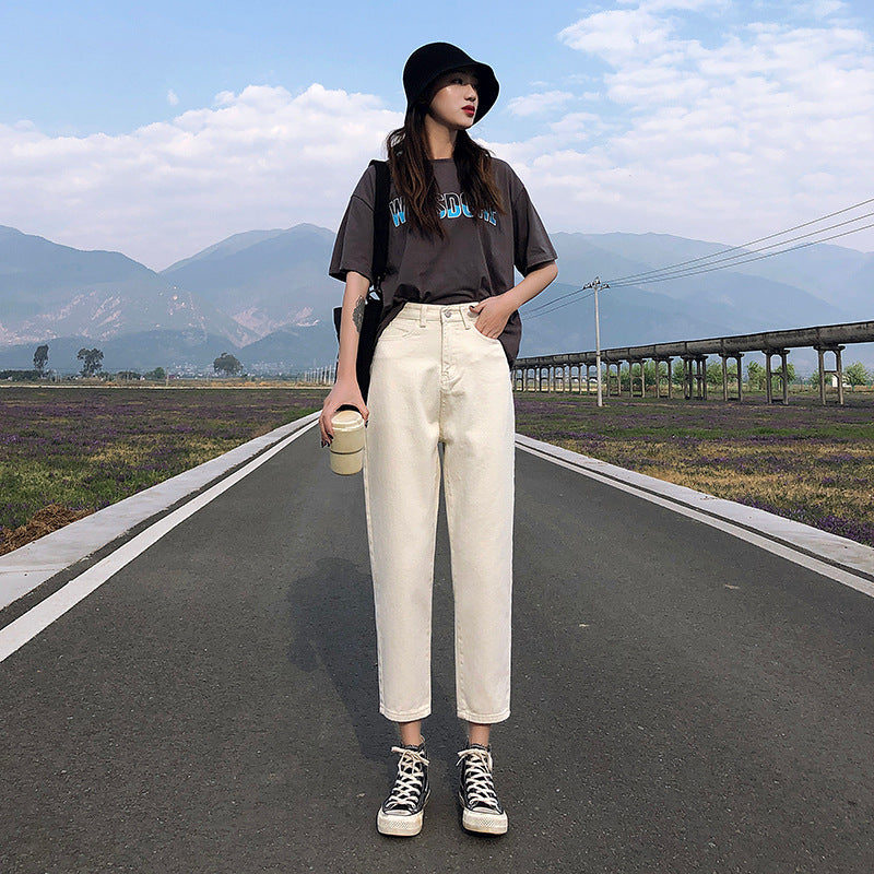 Korean version of the autumn casual harem pants