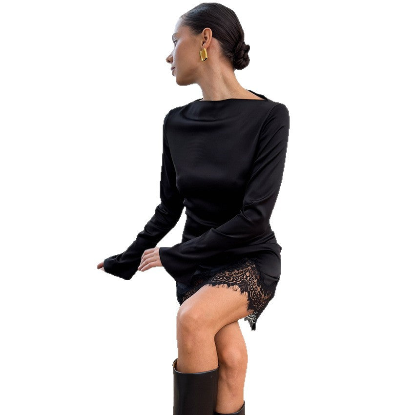 European And American-style Chic Sexy Dress For Women Elegant