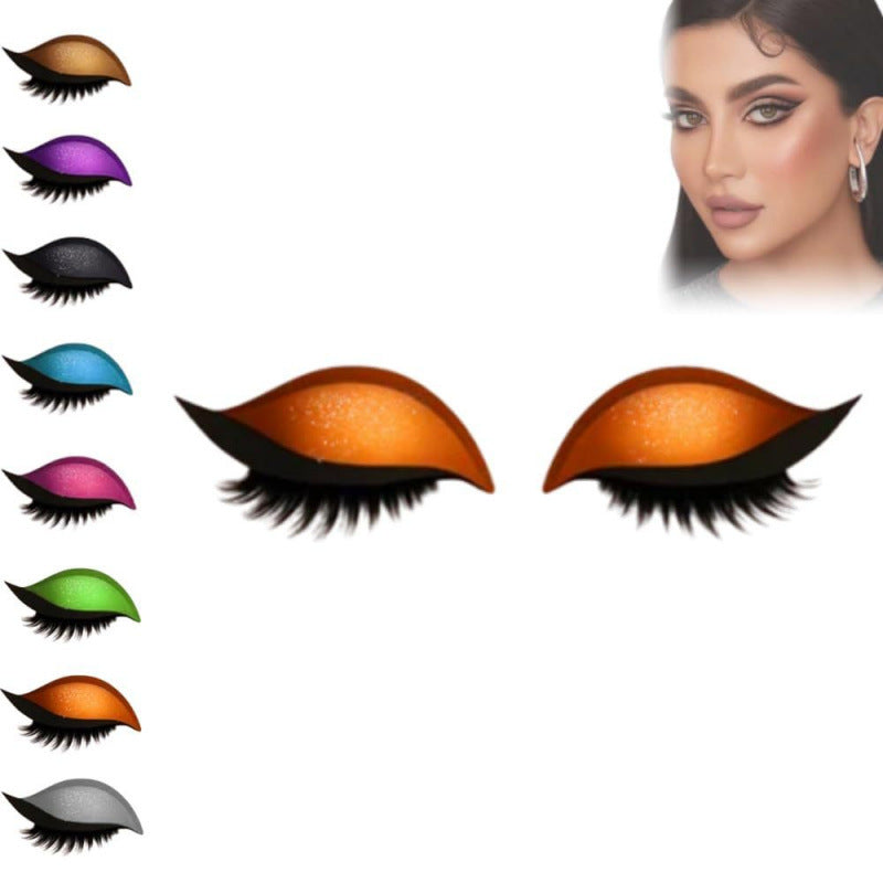 Lazy Eyeshadow Eyelash Stickers