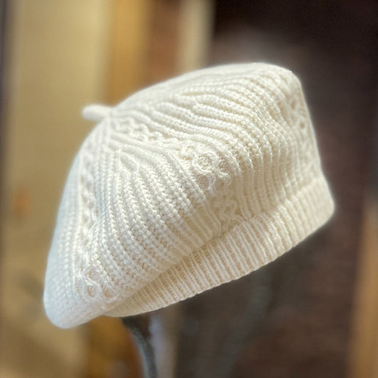 Ladies Autumn And Winter Knitted Beret French Style