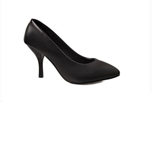 Moccasins Mom All-match Women's Semi-stiletto High Heels