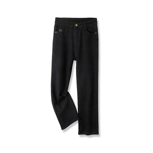 Women's Cropped Straight Dralon Jeans