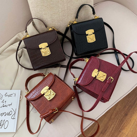 Pattern small square bag