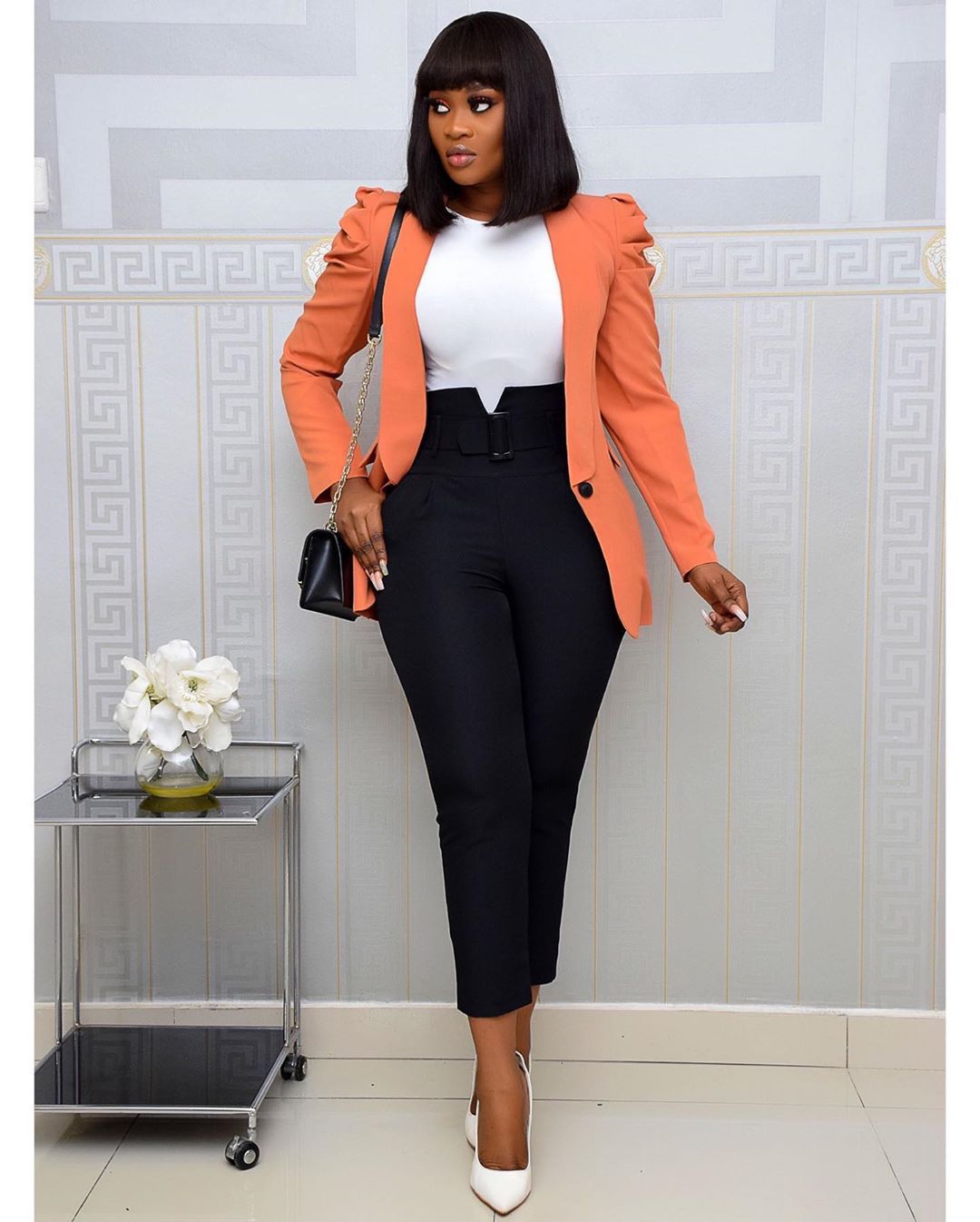 Women's Autumn And Winter New Casual Style Pleated Solid Color Jacket