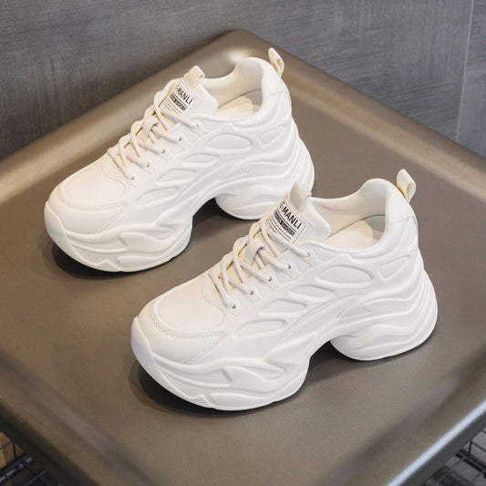 Lightweight Platform Dad Shoes Female Height Increased By 9cm