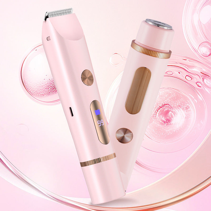 Only Private Parts Armpit Double-headed Lady Shaver Electric Mute