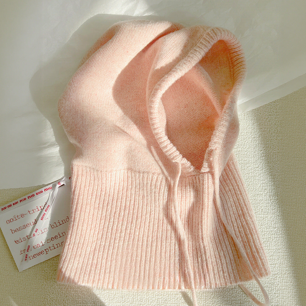 Cashmere Knitted Beanie With Earflaps