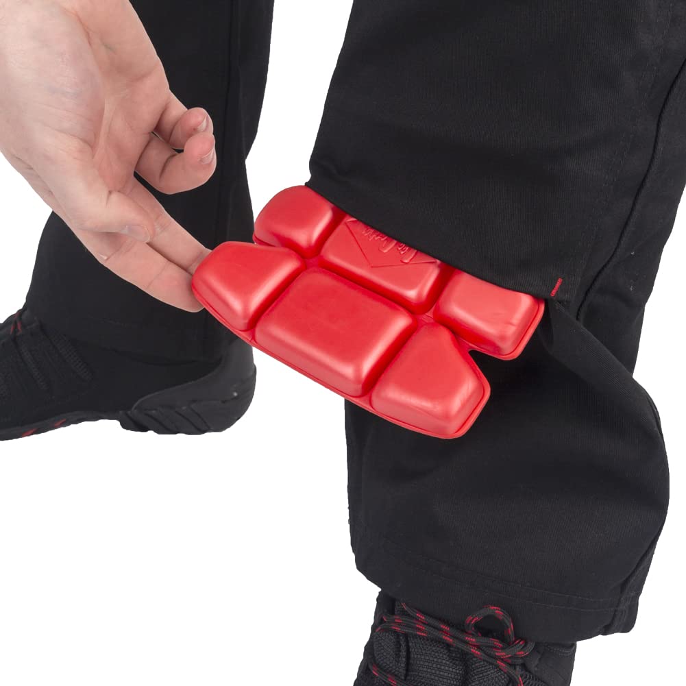 Lee Cooper herr Triple-genähtes Multi-werkzeug-taschen-klassiker Fracht Kneepad Taschen Arbeitssicherheit Byxor (1-pack)