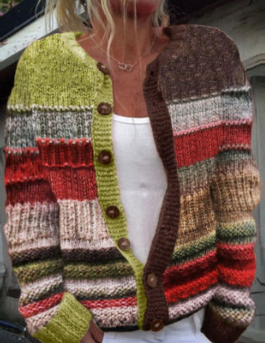 Knit-like Sweatshirt Fashionable Versatile Jacket Women