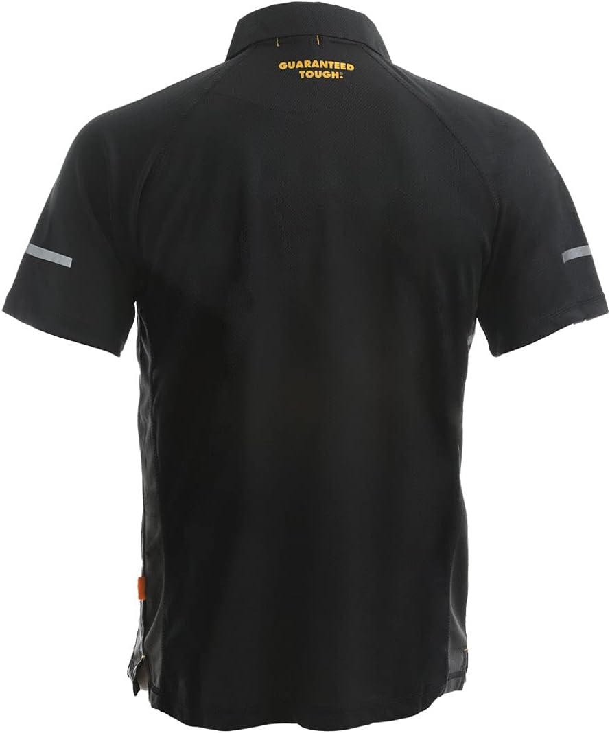 DEWALT - Rutland Performance pikétröja, Svart, L