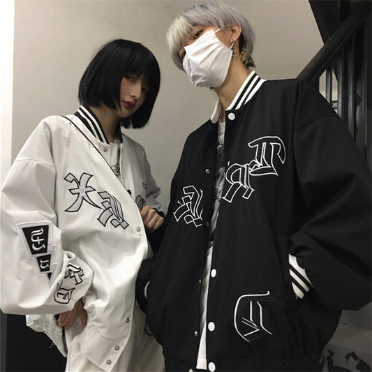 Men's And Women's Fashion Casual Loose Pilot Coat