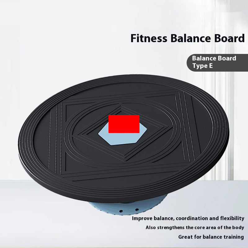 Bærbar balancebræt til fitness og sport i træ