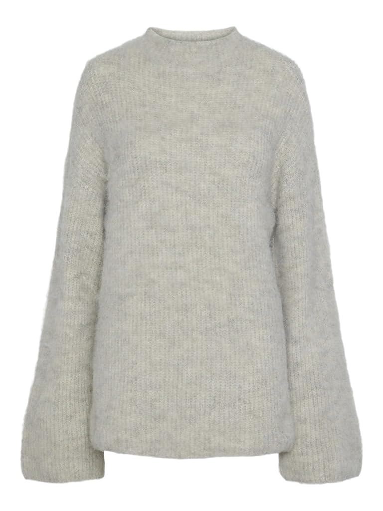 PIECES dam Pcmala Ls Highneck Knit Noos Bc Stickad tröja