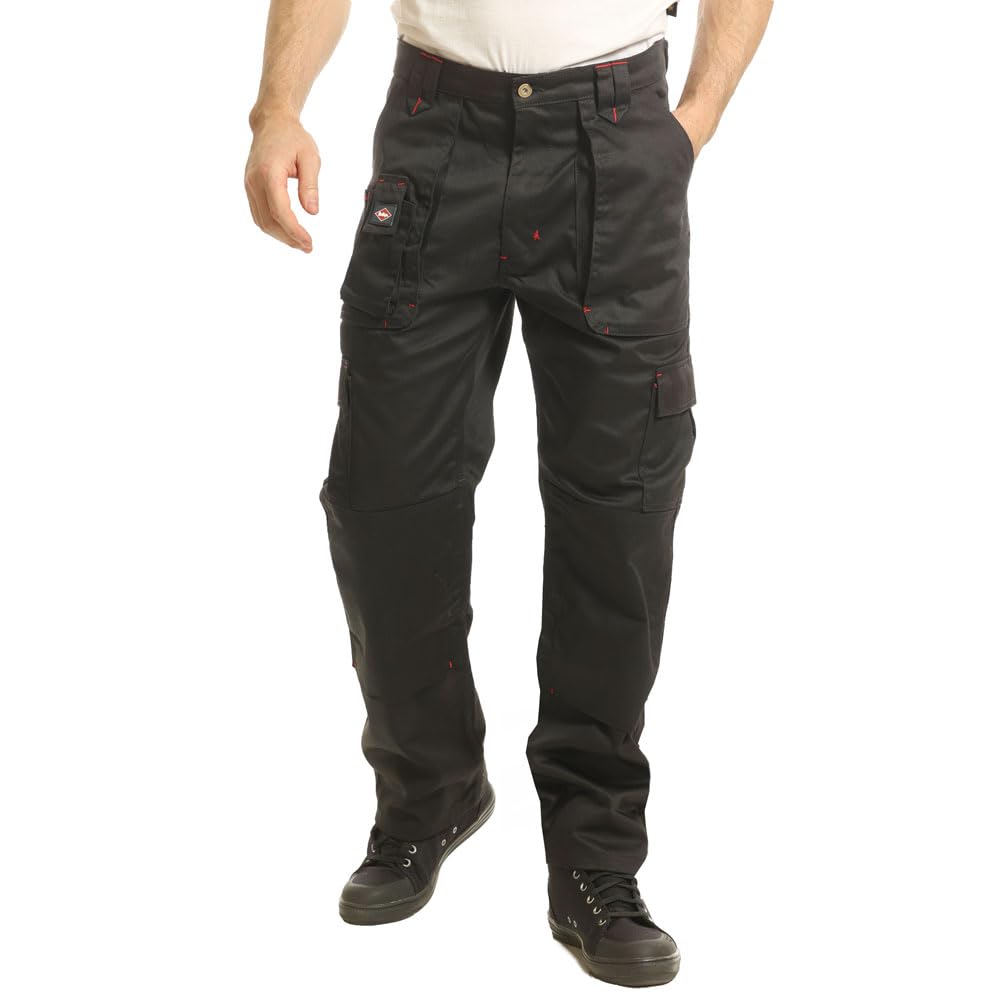 Lee Cooper herr Triple-genähtes Multi-werkzeug-taschen-klassiker Fracht Kneepad Taschen Arbeitssicherheit Byxor (1-pack)