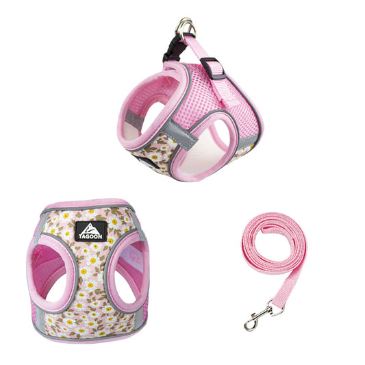 Retractable Reflective Wear-resistant Hand Holding Rope Dog Strap