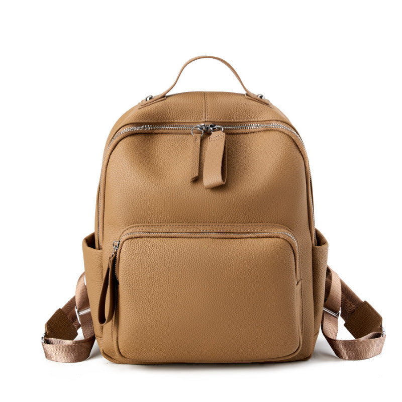New Top Layer Cowhide Large Capacity Computer Bag