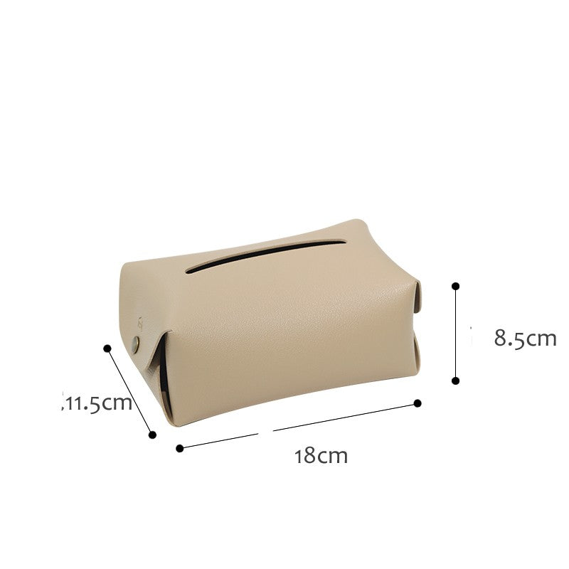 INS Wind Leather Tissue Box High-end Car