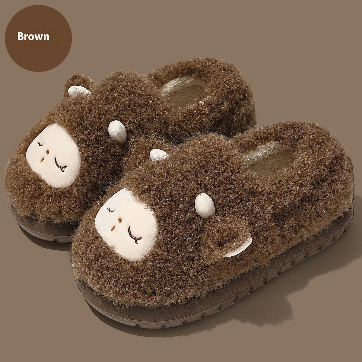 Cotton Slippers Women's Non-slip Home Cartoon