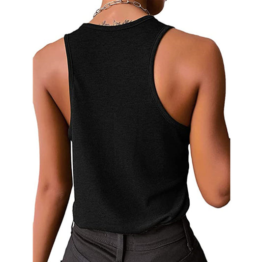 Threaded Vest And Snap Bottoming Top