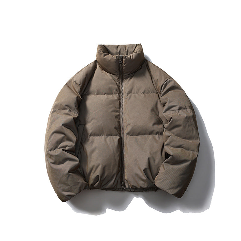 Mechanical Style Winter Down Jacket Women's White Duck Down Thickened Reflective Coat