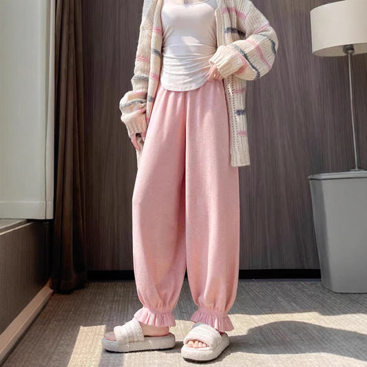 Knitted Harem Pants Women's Spring And Autumn Korean Style