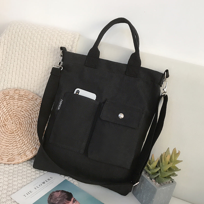 Detachable Shoulder Strap Canvas Single Shoulder Bag Canvas Bag