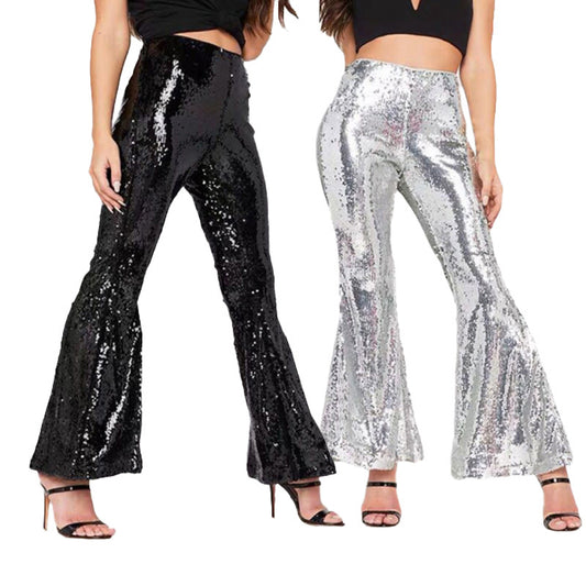Ladies Sexy Nightclub Sequin Slacks