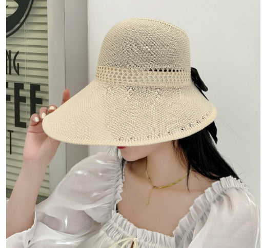 Spring Summer Casual Women's Empty Top Net Red Sun Hat