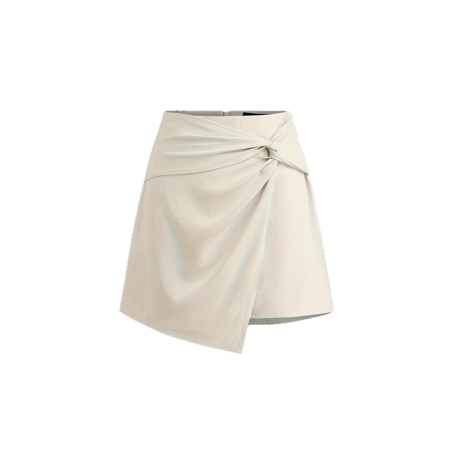 Ny Stilfuld Elegant og Alsidig Damenederdel Med et Råt Asymmetrisk Design
