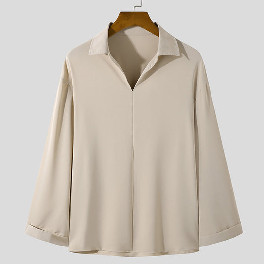 Loose Lapels Casual Shirt