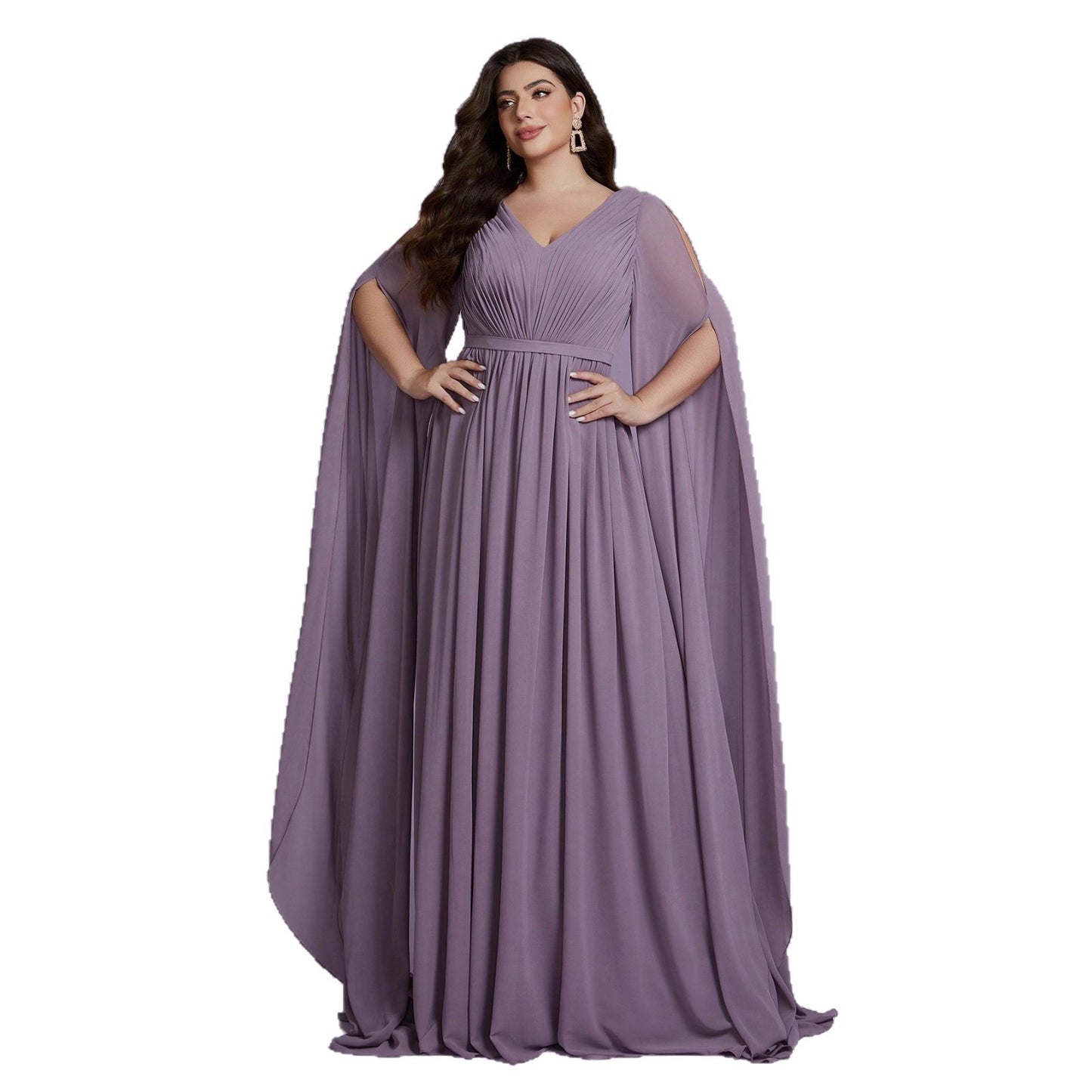 New Womens Long Chiffon Dress