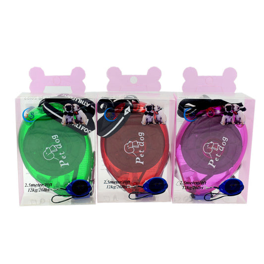 Automatic Telescopic Traction Device Transparent Small Dog Mini Traction Rope