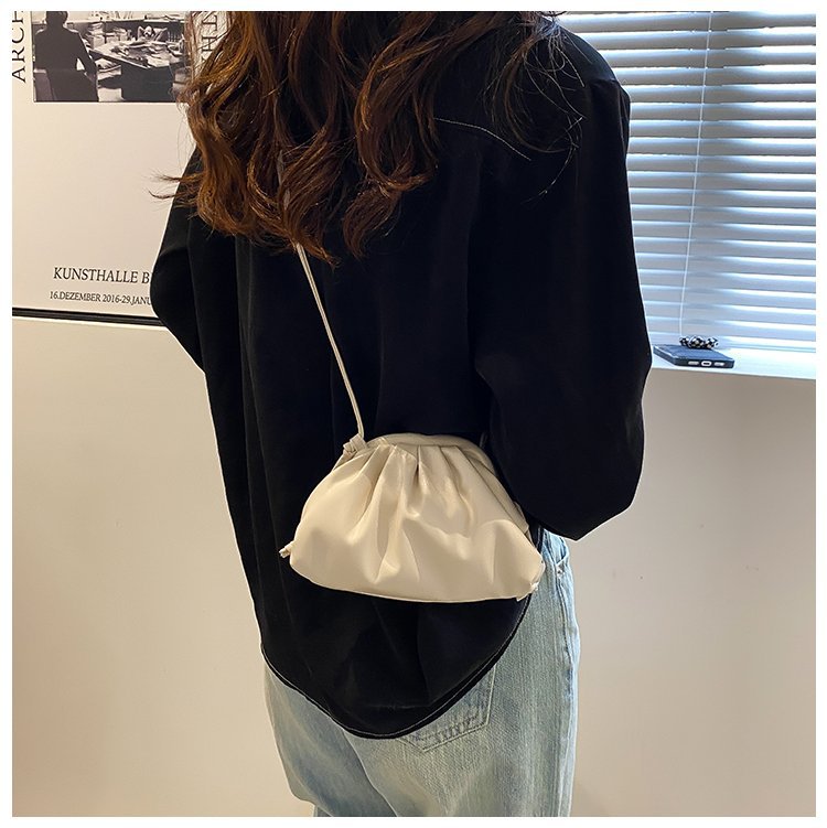 Shoulder Bag Candy Color Dumpling Messenger Women's