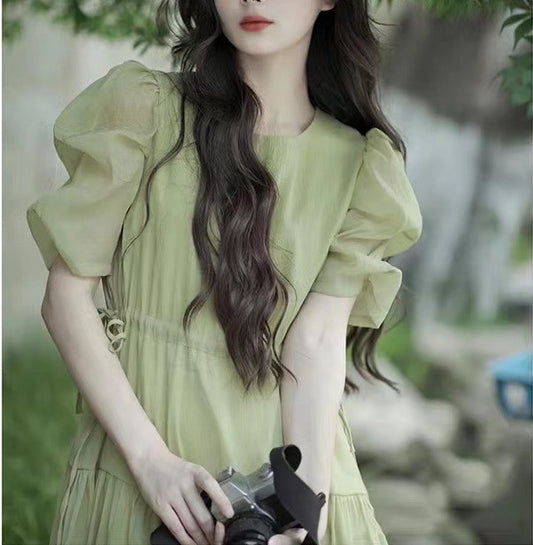 Long Dress French Fairy Unique And Gentle