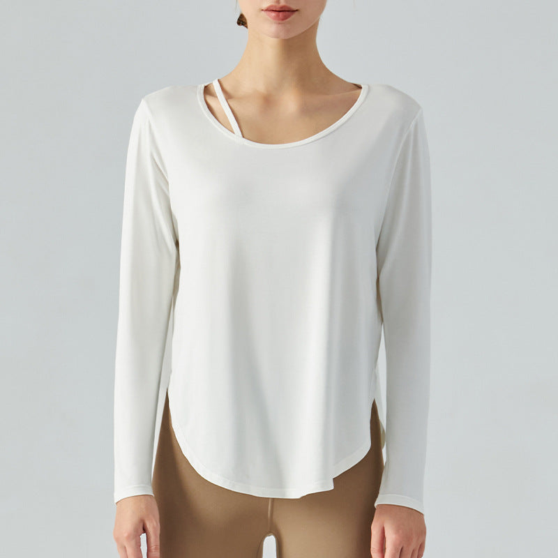 Jacket Loose-fitting Lightweight Thin Skin-friendly Casual Blouse Exercise Yoga Clothes