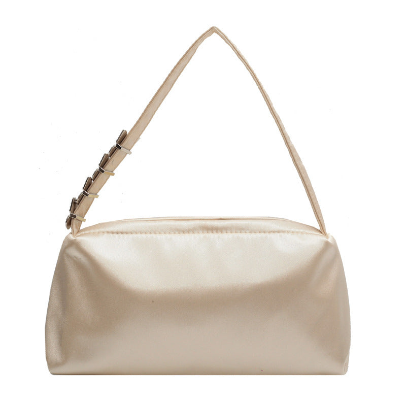 One-shoulder Cross-body Texture Portable Bag For Women