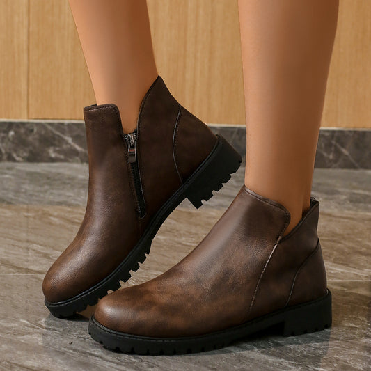 Casual British-style Low-cut Ankle Boots