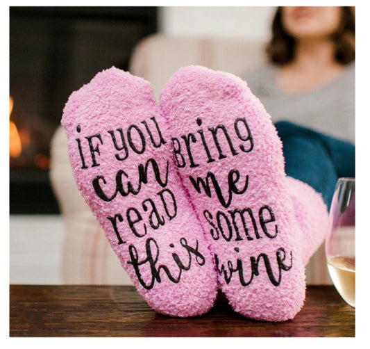 Casual Women's Letter Printed Coral Fleece Cake Socks