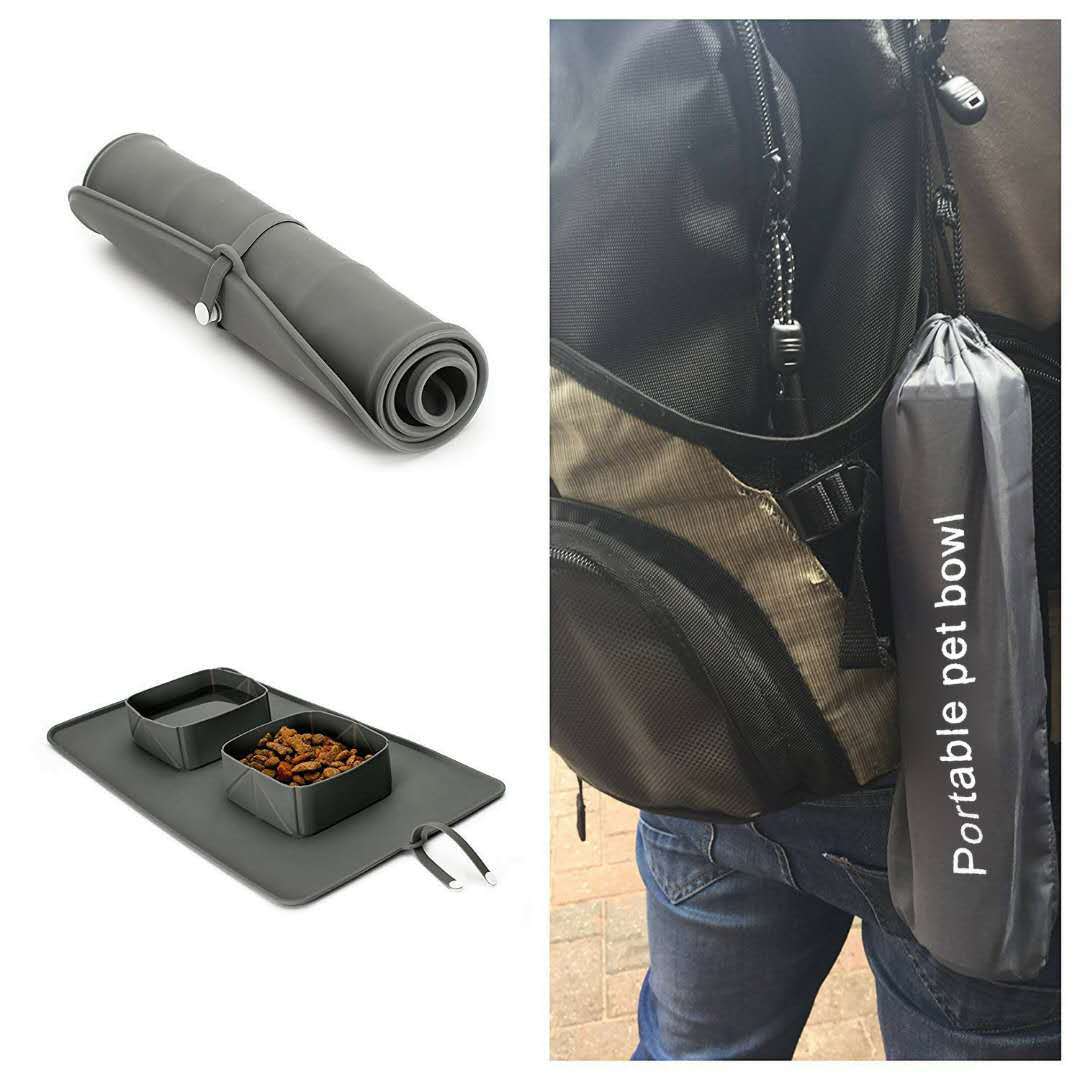 Silicone Folding Pet Bowl Non-slip