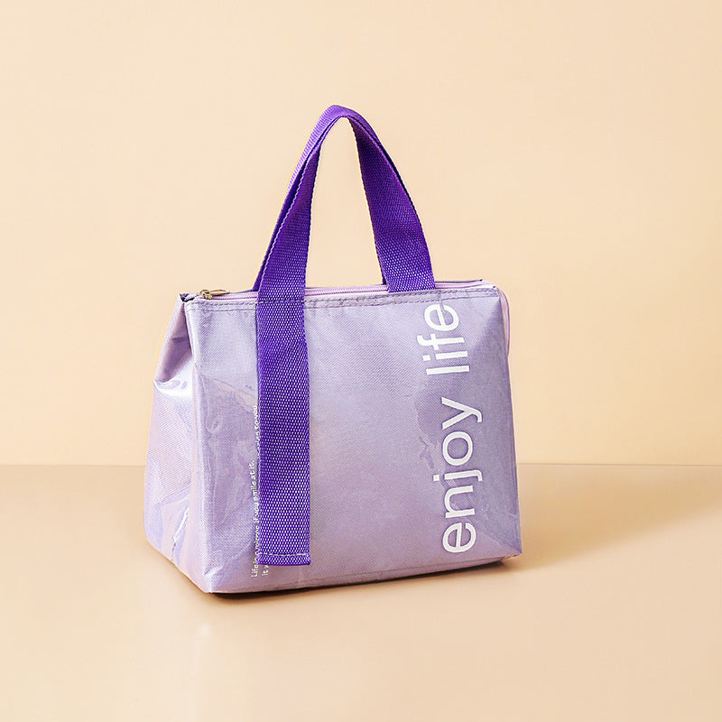 Thickened French-style Maillard Student Lunch Bag For Work And Commuting Keeps Food Warm