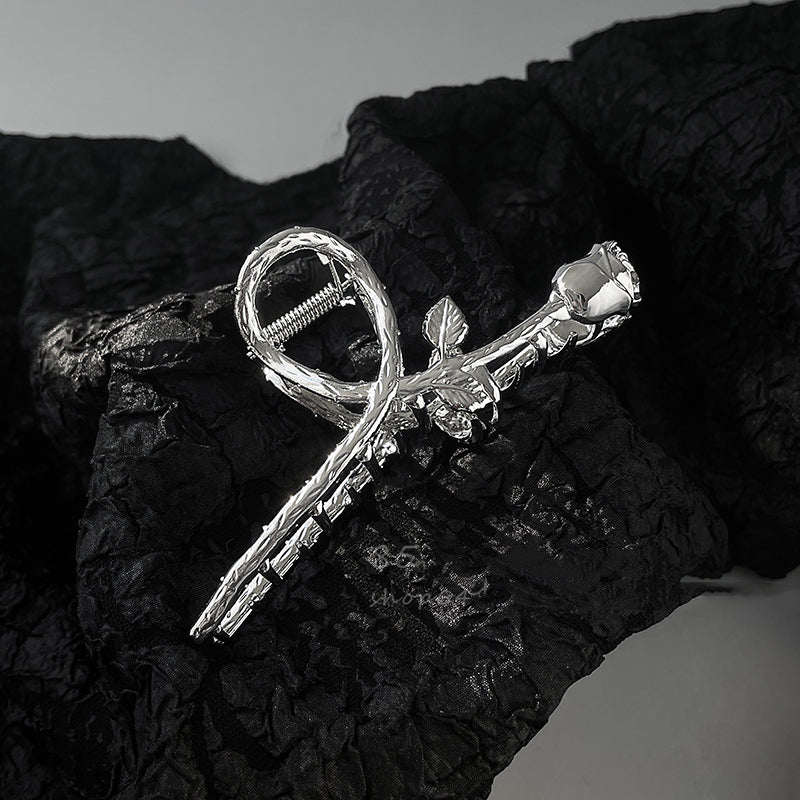 Women's Summer Back Head Rose Alloy Hairpin