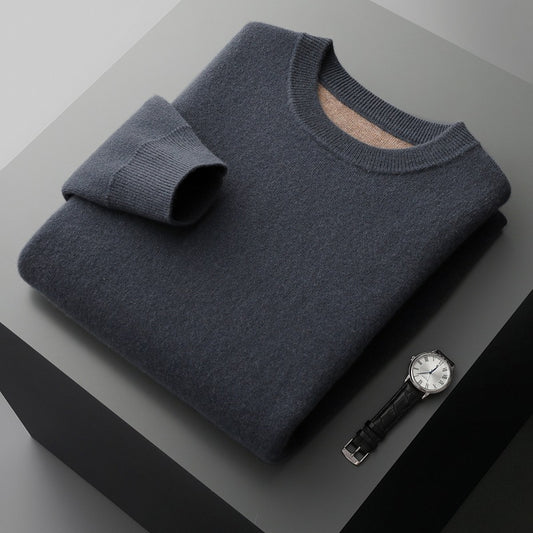 Thickened Wool Round Neck Loose Casual Sweater