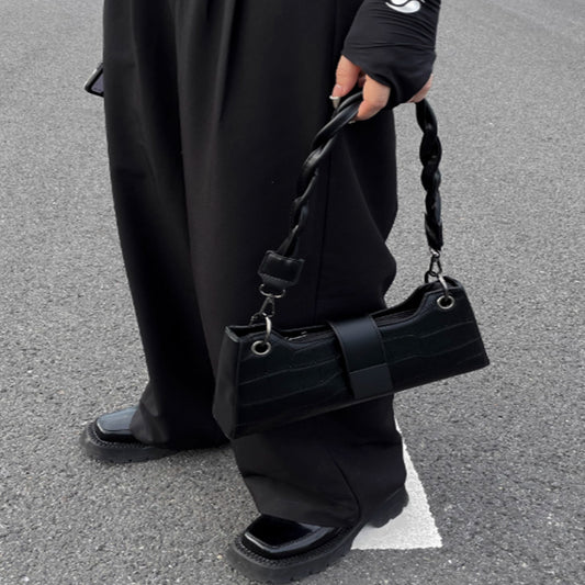 Niche Design With High-end Texture And Western Style Single Shoulder Baguette Bag