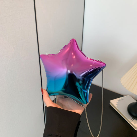 Glossy Shiny Clutch Crossbody Bag Acrylic