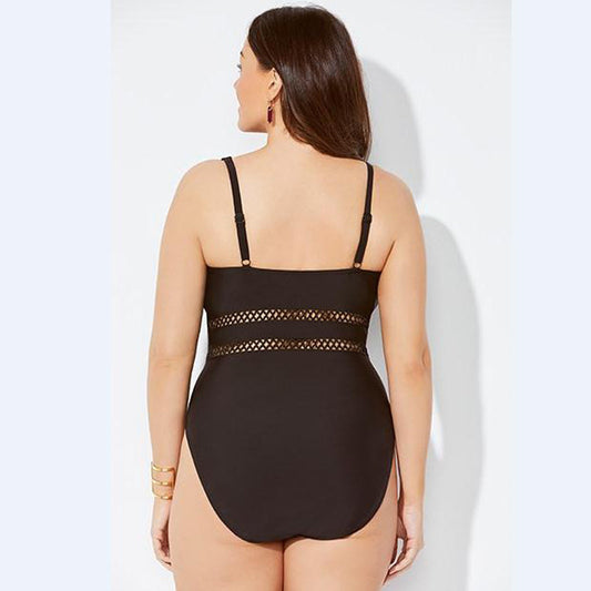 Cutout oversized bikini