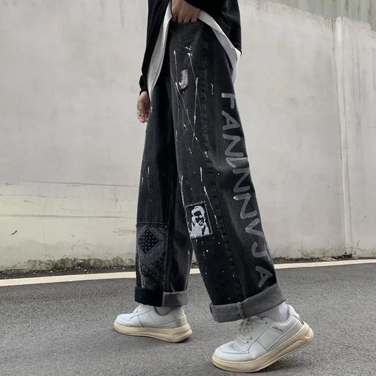 Men's And Women's Same Stitching Jeans