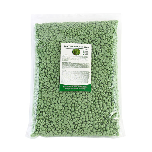 Dehairing hard wax bean
