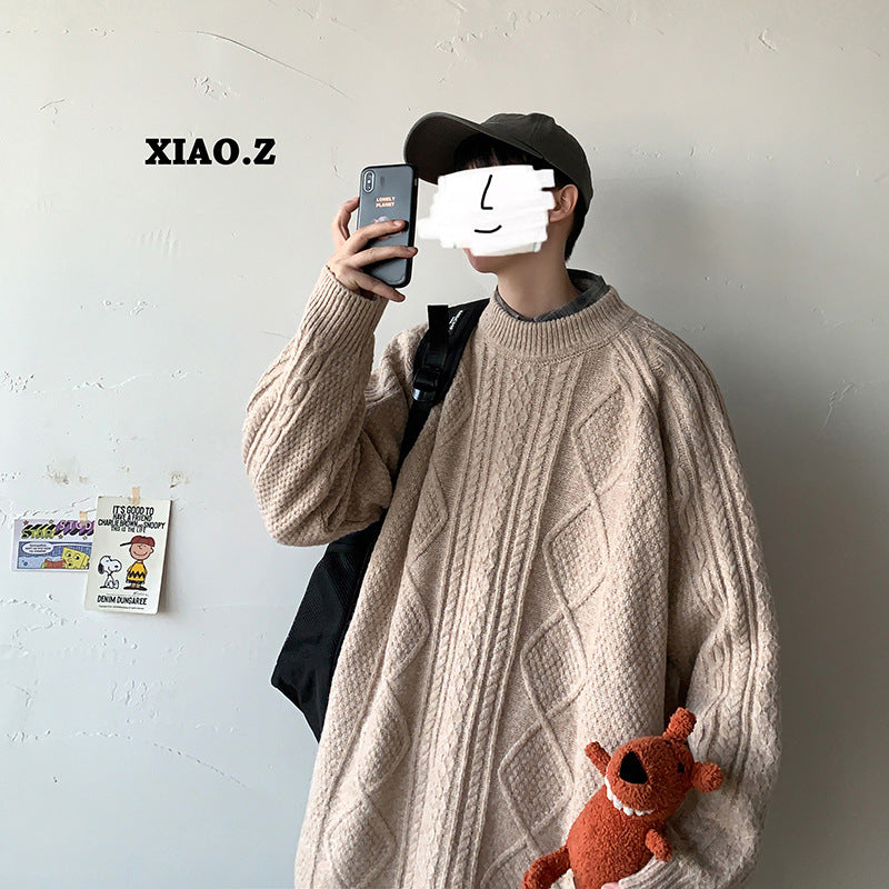 Sweater Boy Løs All Match Casual Vind Sweater